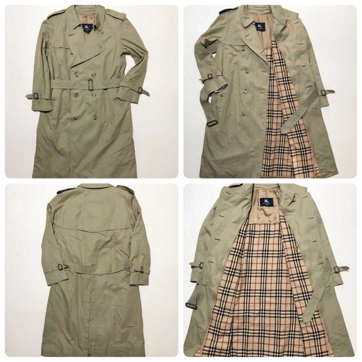 美品 BURBERRY LONDON バーバリーロンドン ダブルトレンチコート 美品 BURBERRY LONDON バーバリーロンドン ダブルトレンチコート