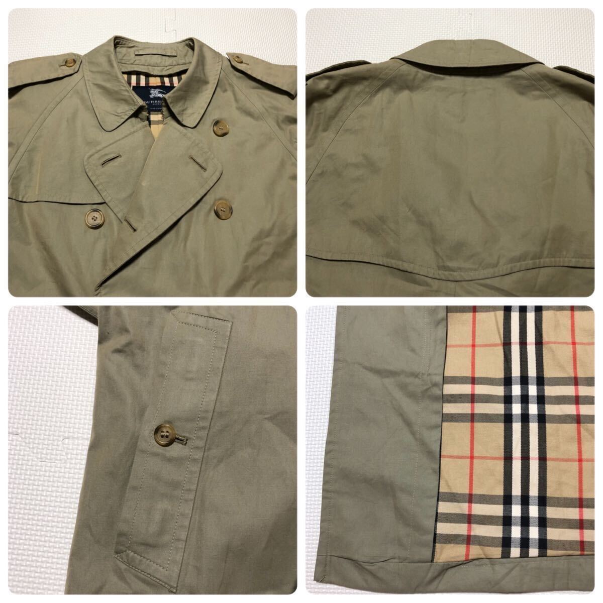 美品 BURBERRY LONDON バーバリーロンドン ダブルトレンチコート 美品 BURBERRY LONDON バーバリーロンドン ダブルトレンチコート