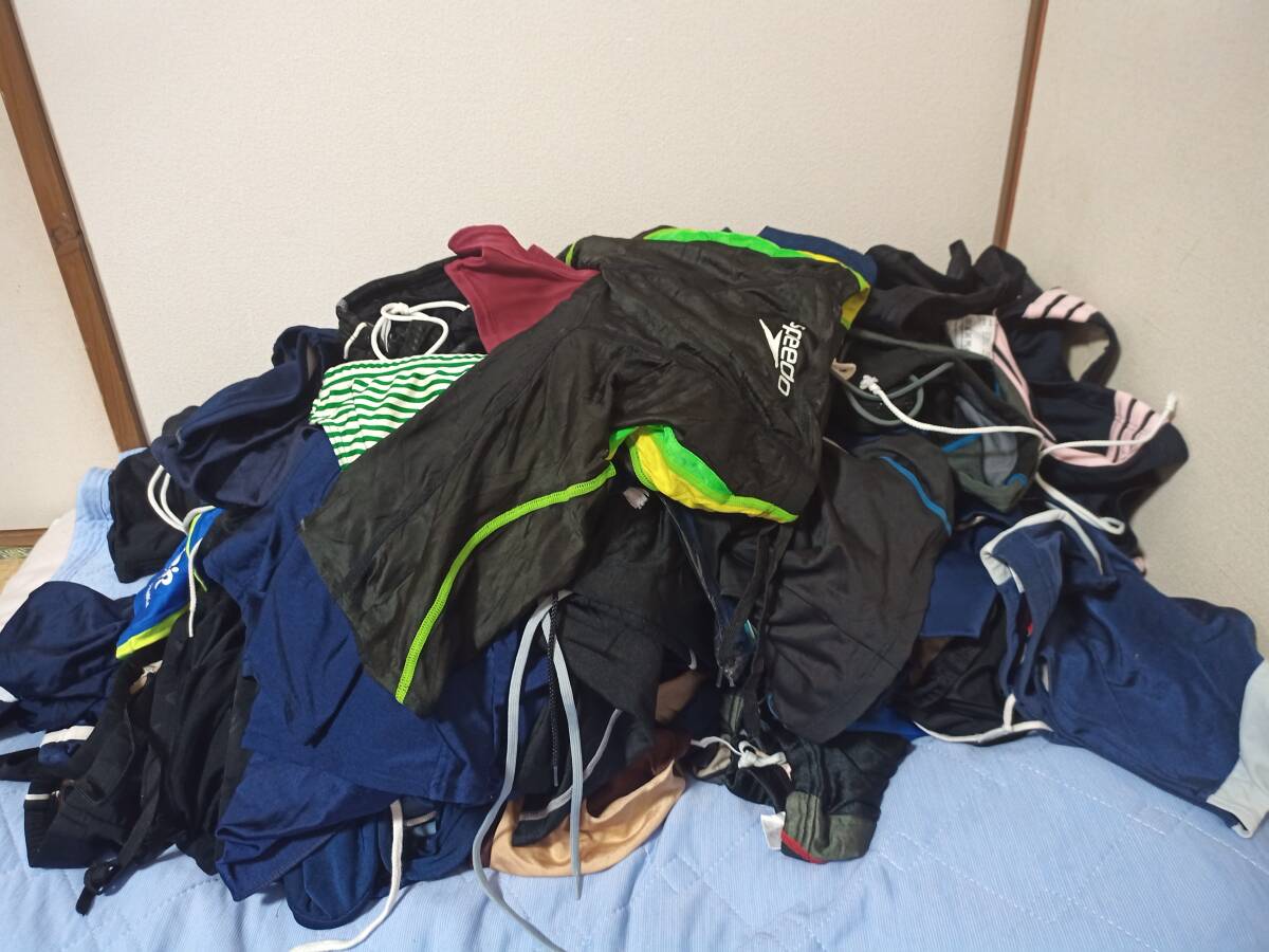 【匿名配送】男子競泳水着　スイムウェア　サイズミックス　まとめて100着①（09-03）