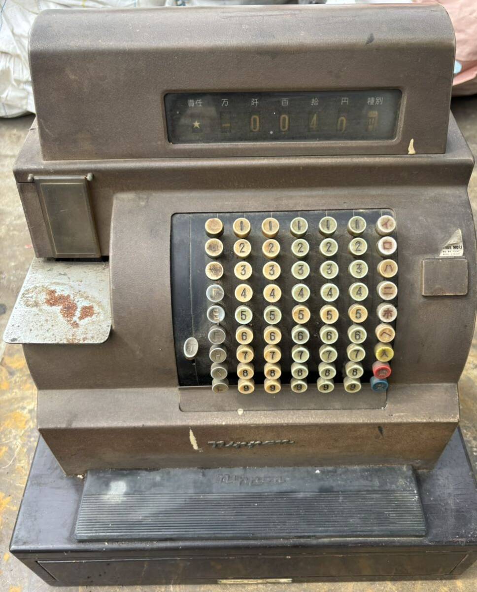 愛用 希少 Nippon ニッポンキャッシュレジスター Register Cash その他