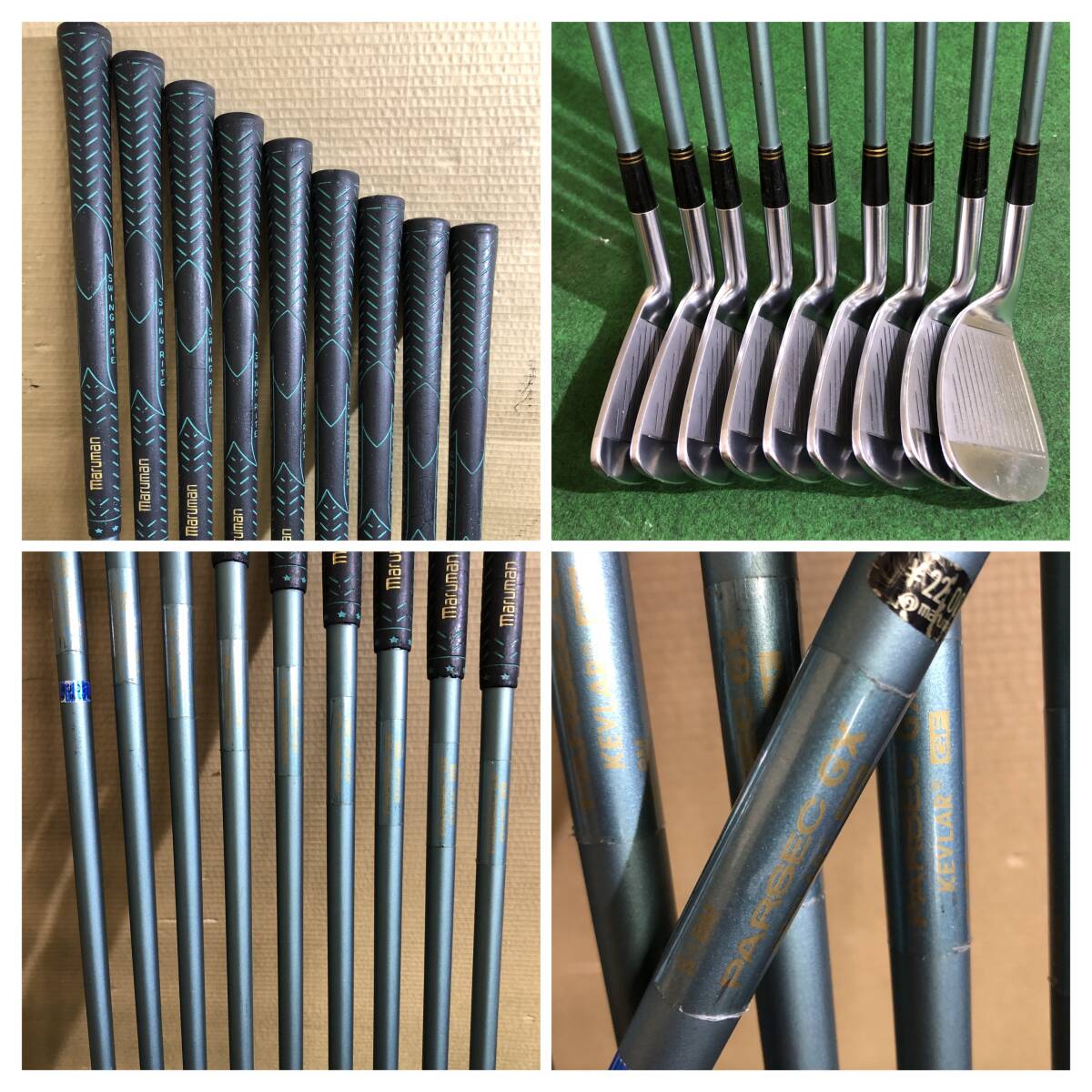  ☆中古品 マルマン アイアン maruman Conductor LG 9本組 #3I～PW/SW ☆〔4723〕