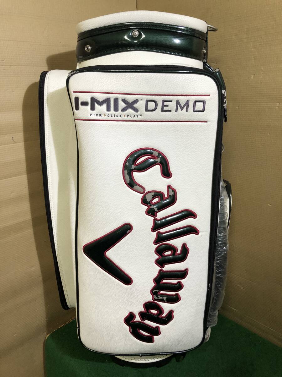 送料無料/おてがる配送☆中古品 デモ品 Callaway i-MIX DEMO キャロウェイ キャディバッグ［4742］※ディスプレイ向け
