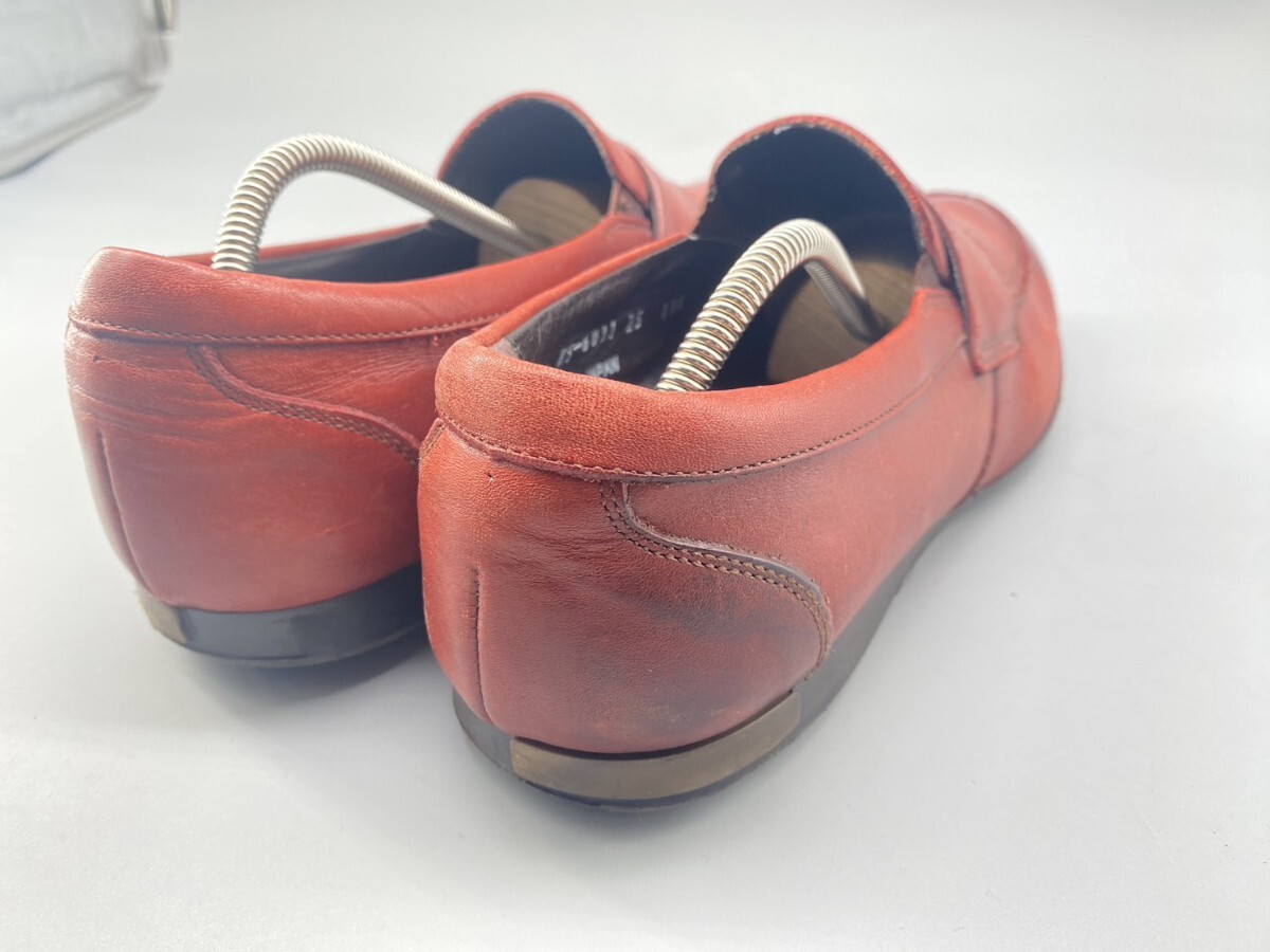 Otsukao-tsuka large . made shoes 25. made in Japan leather shoes Loafer red red 