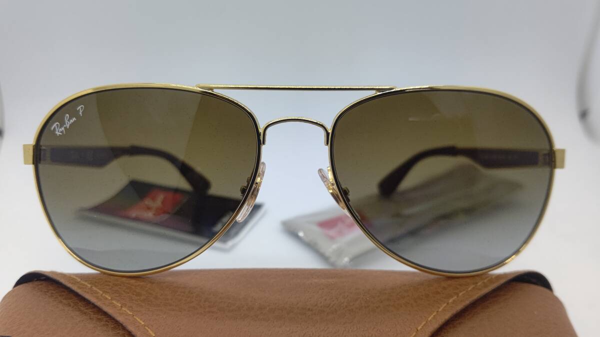  RayBan polarized light sunglasses free shipping tax included new goods RB3549 001/T5 smoked Brown polarizing lens 