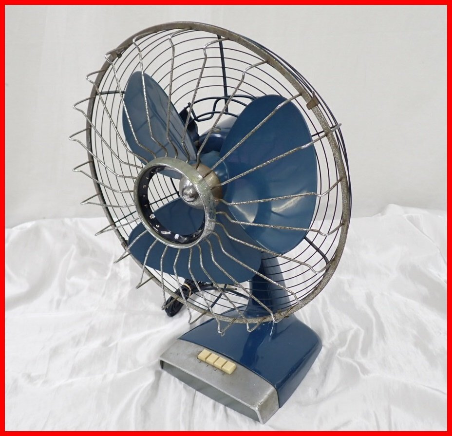 ★富士電機 FUJI SILENT FAN 扇風機 FKS 3061/3枚羽根/30cmタイプ/動作品/昭和レトロ/ヴィンテージ&2014300014