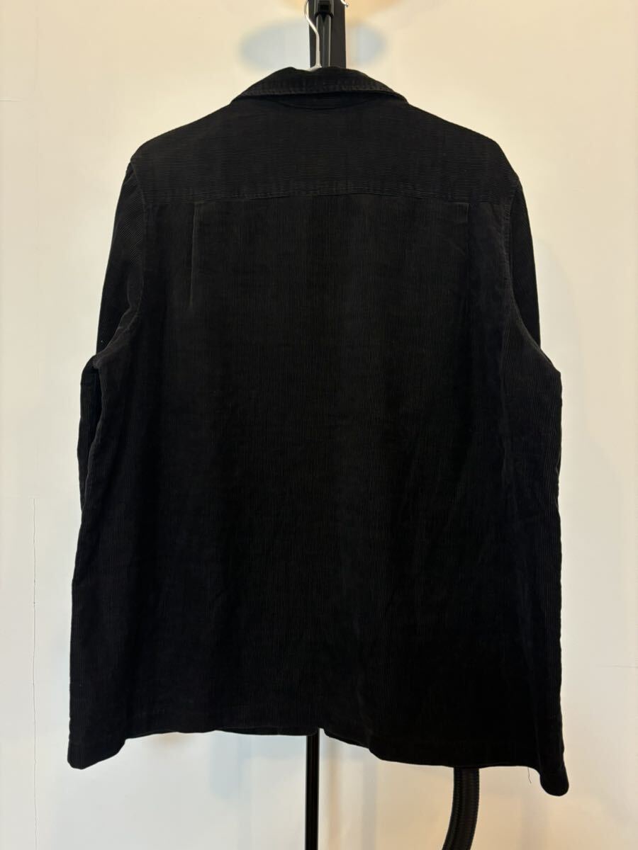 珍品50s60s ビンテージ ブラックコーディロイ ジップシャツ 珍品50s60s ビンテージ ブラックコーディロイ ジップシャツ