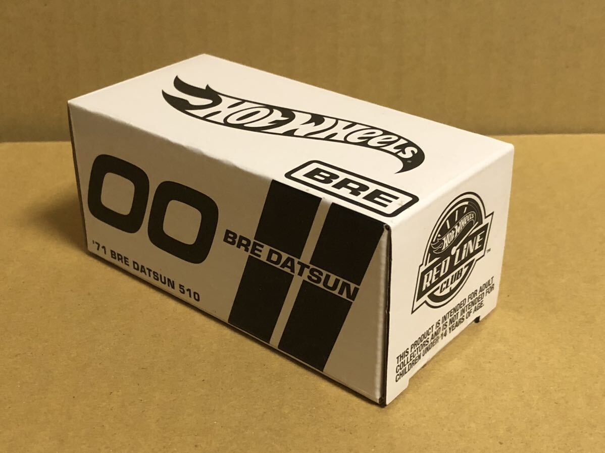 ホットウィール RLC 71 BRE ダットサン 510 ブルーバード Hotwheels Red Line Club BRE Datsun 510 Bluebird 新品