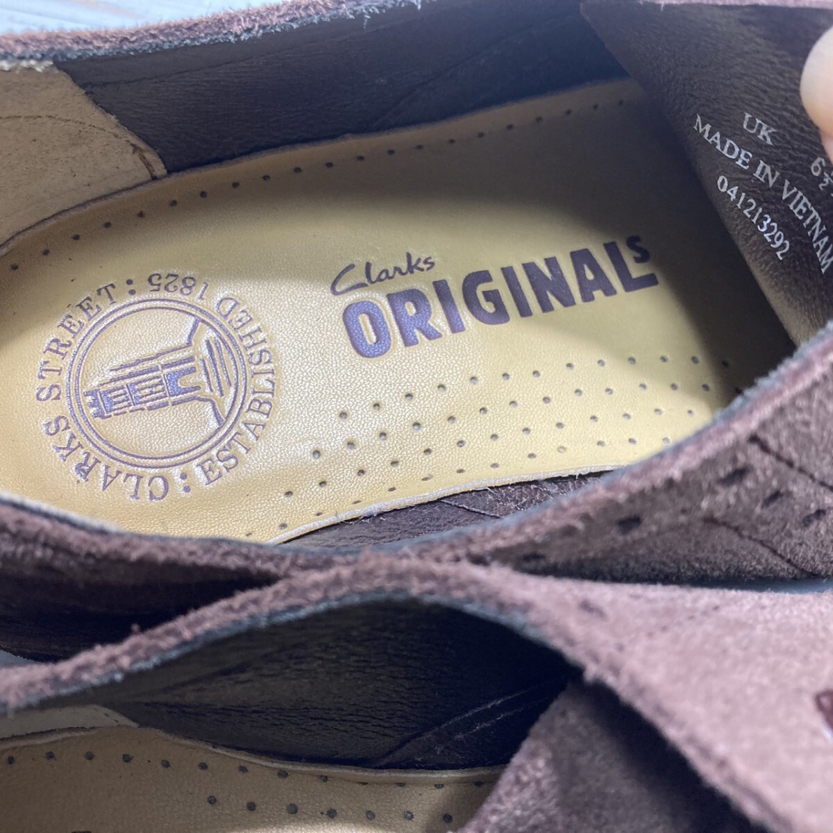 ◆クラークス Clarks◆ レディース レザー ウィングチップシューズ 25.5 宅急便 即決