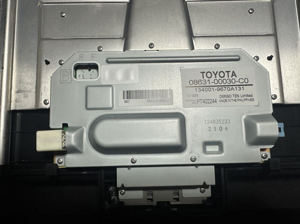 V12T-R68C 08631-00030-C0 トヨタ純正 12.1インチ リア席 V12T-R68C 08631-00030-C0 トヨタ純正 12.1インチ リア席
