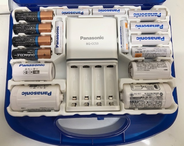 Panasonic エネループ 充電器セット パナソニック ニッケル水素電池 