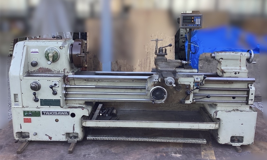 TAKISAWA 滝沢 汎用旋盤 TAL-510(動作確認済み) 200V デジタル TAKISAWA 滝沢 汎用旋盤 TAL-510(動作確認済み) 200V デジタル