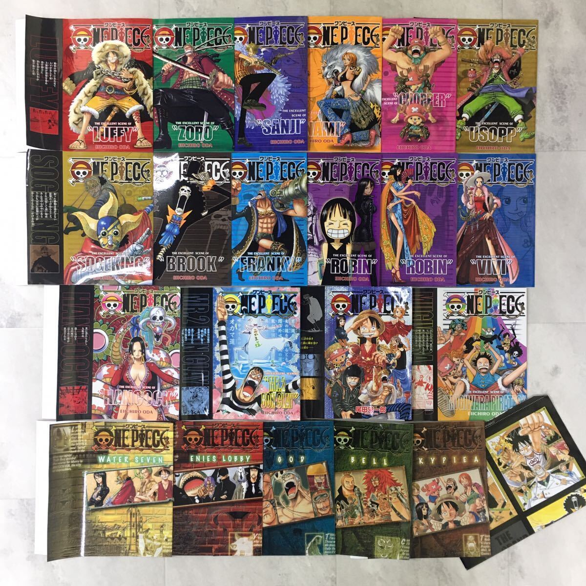 SU ワンピース コミックカバー まとめて 21点 セット ポスター SU ワンピース コミックカバー まとめて 21点 セット ポスター