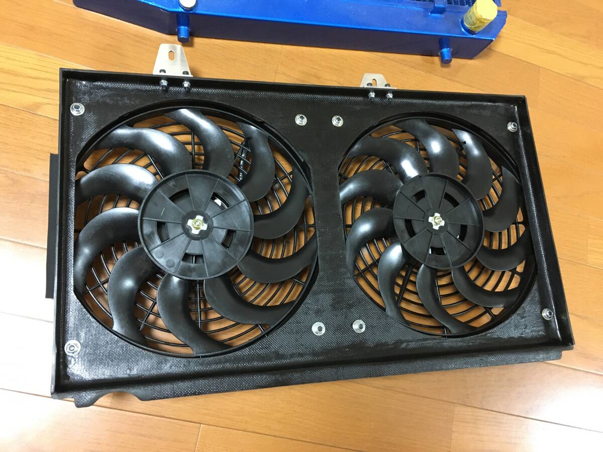 AE86 FRP shroud electric fan new goods thin type radiator 12 -inch fan 2 basis specification diversion also 