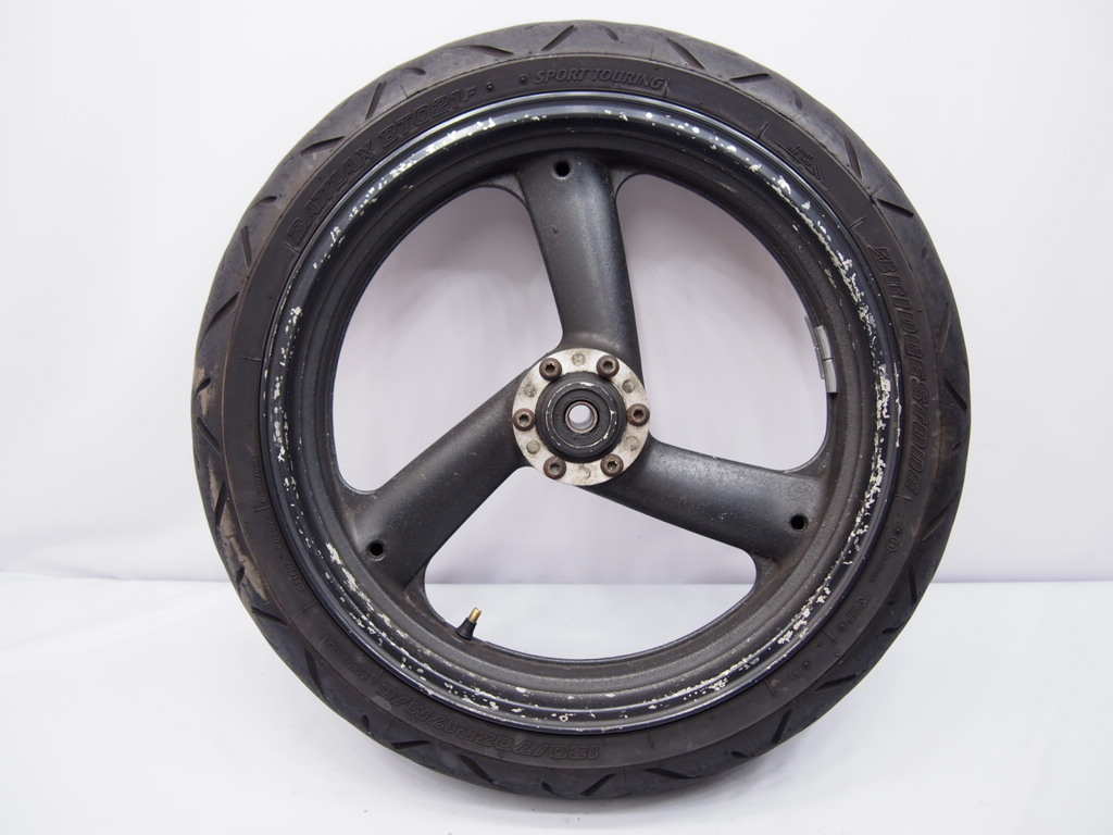  ободран нет!XJR1200 4KG оригинальный переднее колесо 3.50×17J шина 