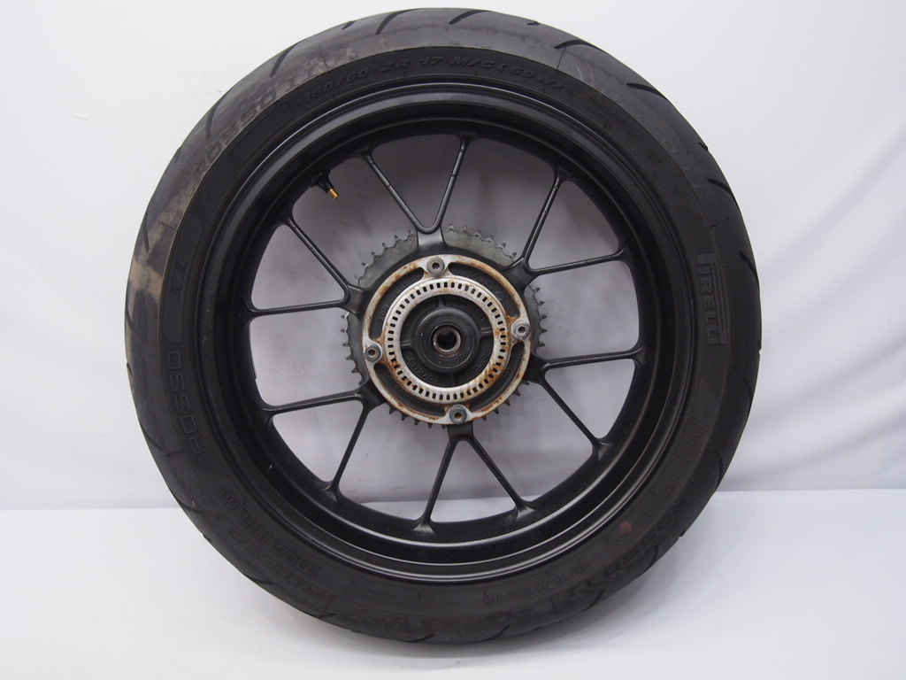 フレ無(wú)し!CBR400R NC47純正リアホイール4.50×17Jスプロケ ハブ スプロケット