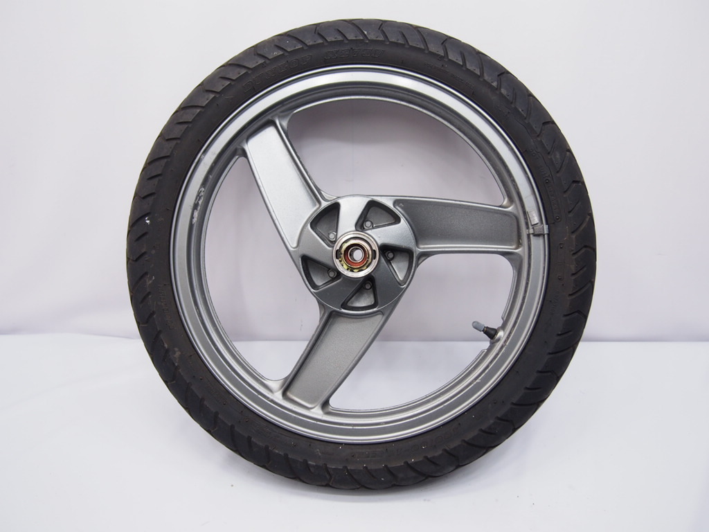 フレ無し!ZZ-R250純正フロントホイール2.15×17JタイヤEX250H ZZR250