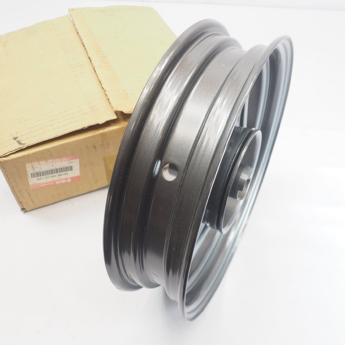 未使用レッツ2 フロントホイール 純正ホイール 54140-39C-12-12R AZ50K2 LET’S2 10x2.15 アドレス セピア