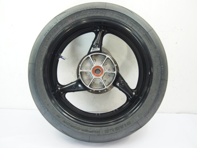 フレ無し!CBR929RR SC44 00-02年 純正リアホイール ディスクローター ピレリ ディアブロ タイヤ