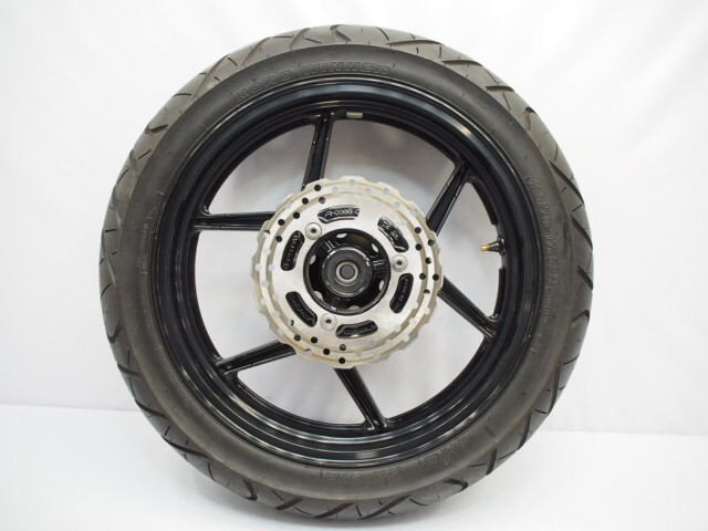 ニンジャ250R 08-12年 純正リアホイール タイヤ ディスクローターEX250K NINJA250R EX250K 17x3.50 R-0066