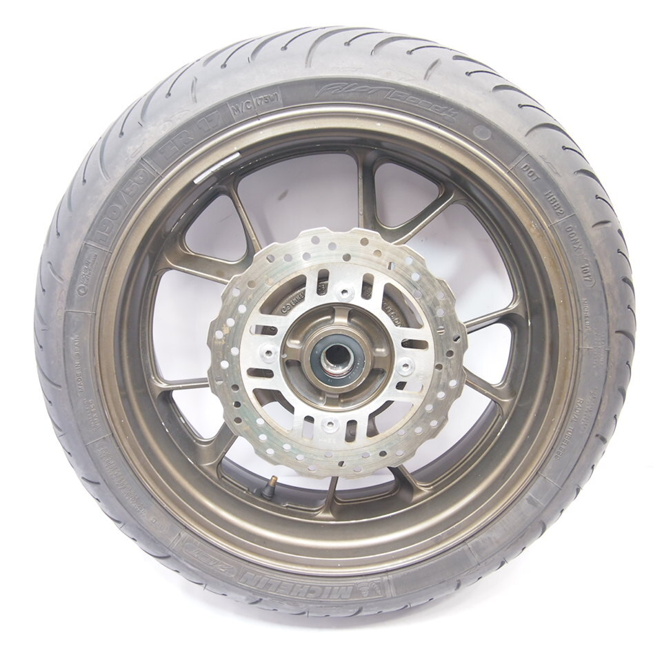 ZZ-R1400 ZXT40A-002 純正リアホイール 06年外し 06.07年 ZX-14R ZZR1400 タイヤ