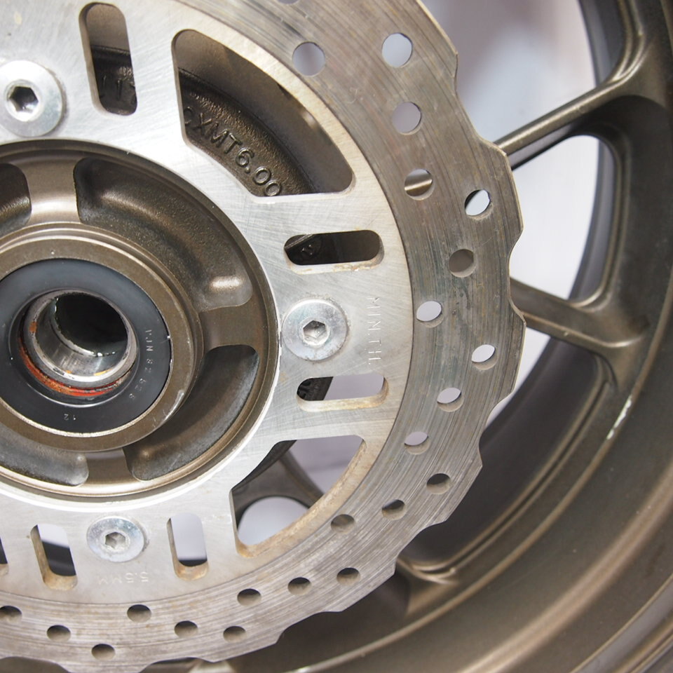 ZZ-R1400 ZXT40A-002 純正リアホイール 06年外し 06.07年 ZX-14R ZZR1400 タイヤ