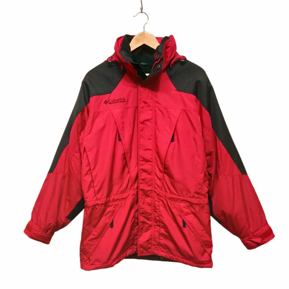 Columbia コロンビア 3WAY マウンテンパーカー ナイロンジャケット フリースライナー着脱可 レッド ブラック F8 SM 7025