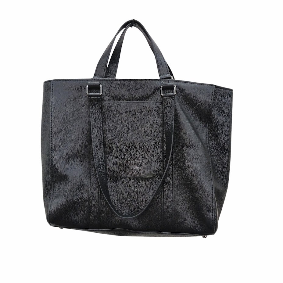 COACH コーチ ハドソン ダブルハンドル レザートートバッグ ハンドバッグ ブラック 2WAY C8157