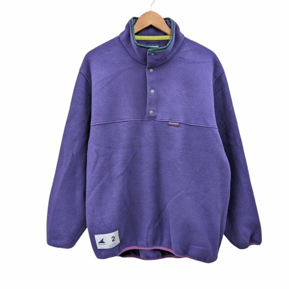 DESCENDANT ディセンダント HUMMING FLEECE PULL OVER フリース プルオーバー ボア 202ATDS－CSＭ38