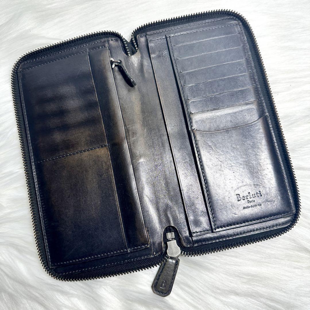 希少 ベルルッティ 長財布 ラウンドジップ カリグラフィ ダブル 希少 ベルルッティ 長財布 ラウンドジップ カリグラフィ ダブル