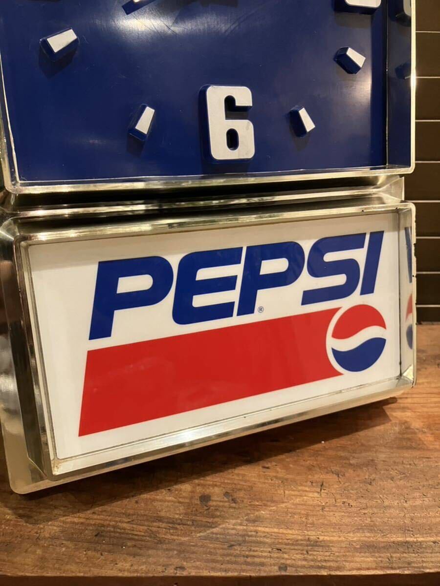 1980年代 USA ペプシコーラ パブミラー 看板 ディスプレイ 1980年代 USA ペプシコーラ パブミラー 看板 ディスプレイ