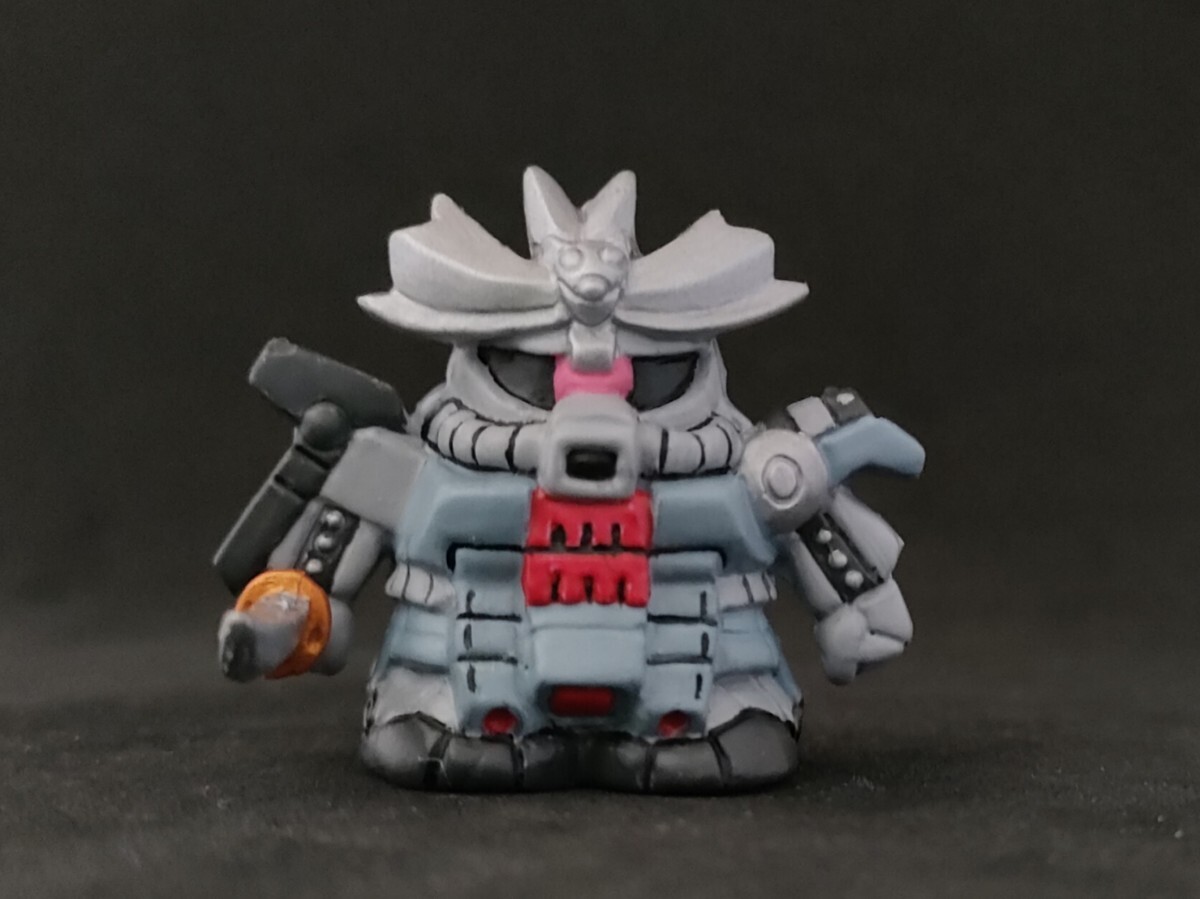 SDガンダム　ガン消し　リペイント　新殺駆(シンザク)　新ザク　ガシャポン戦士　SD戦国伝