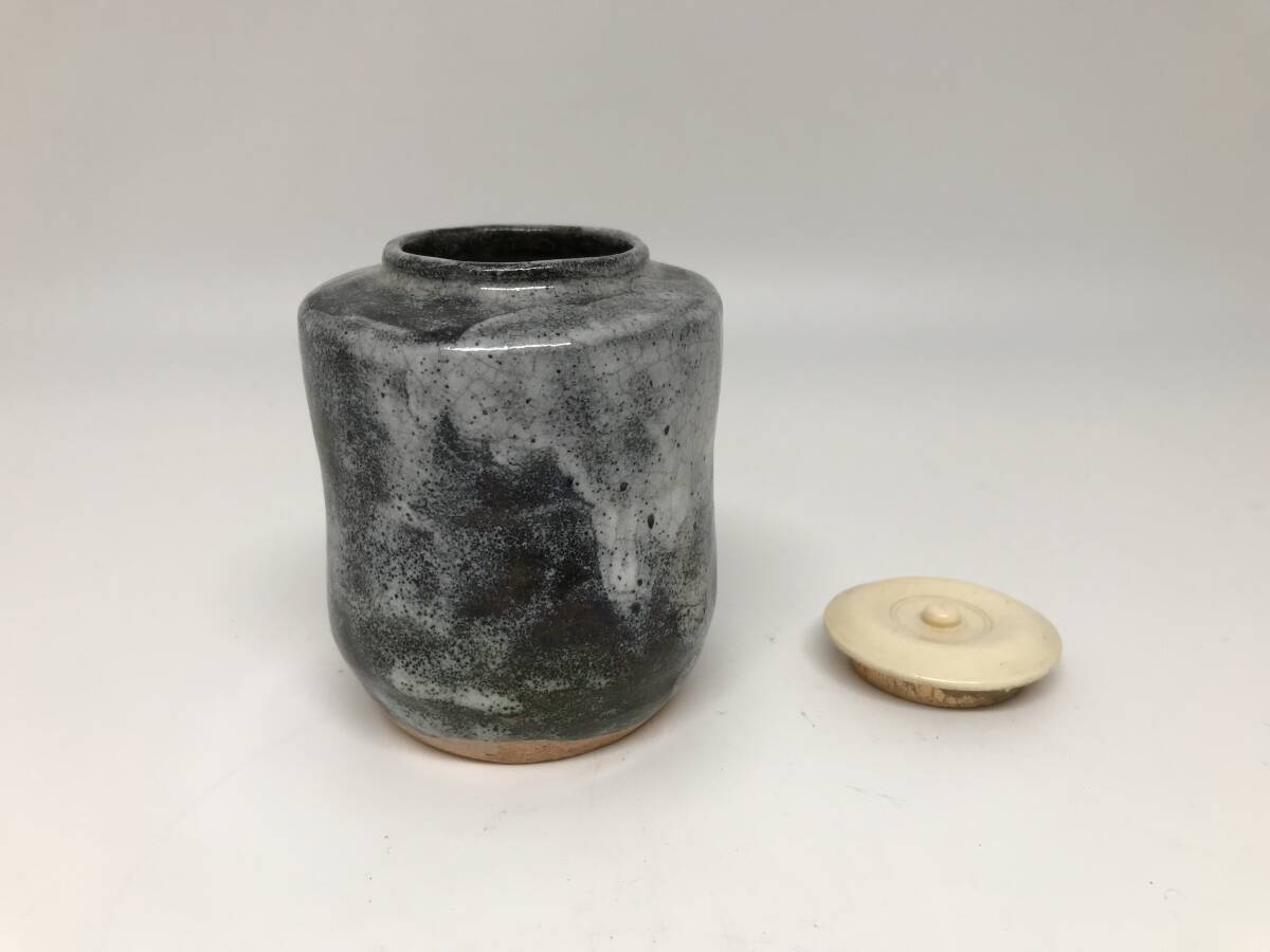 古美術 茶入 蓋付け 在銘 本物保証 検 九谷 備前 萩焼 常滑 古美術 茶入 蓋付け 在銘 本物保証 検 九谷 備前 萩焼 常滑
