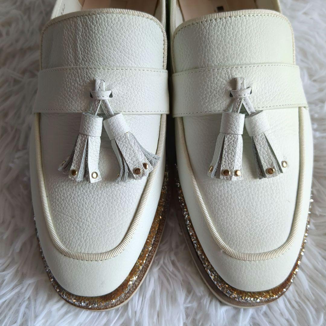 DIANA ダイアナ ローファー 厚底 タッセル フリンジ グリッター DIANA ダイアナ ローファー 厚底 タッセル フリンジ グリッター