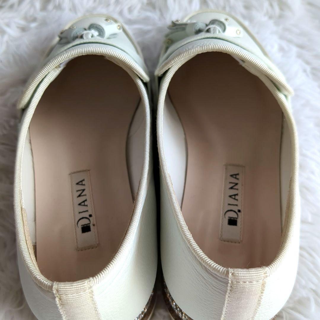 DIANA ダイアナ ローファー 厚底 タッセル フリンジ グリッター DIANA ダイアナ ローファー 厚底 タッセル フリンジ グリッター