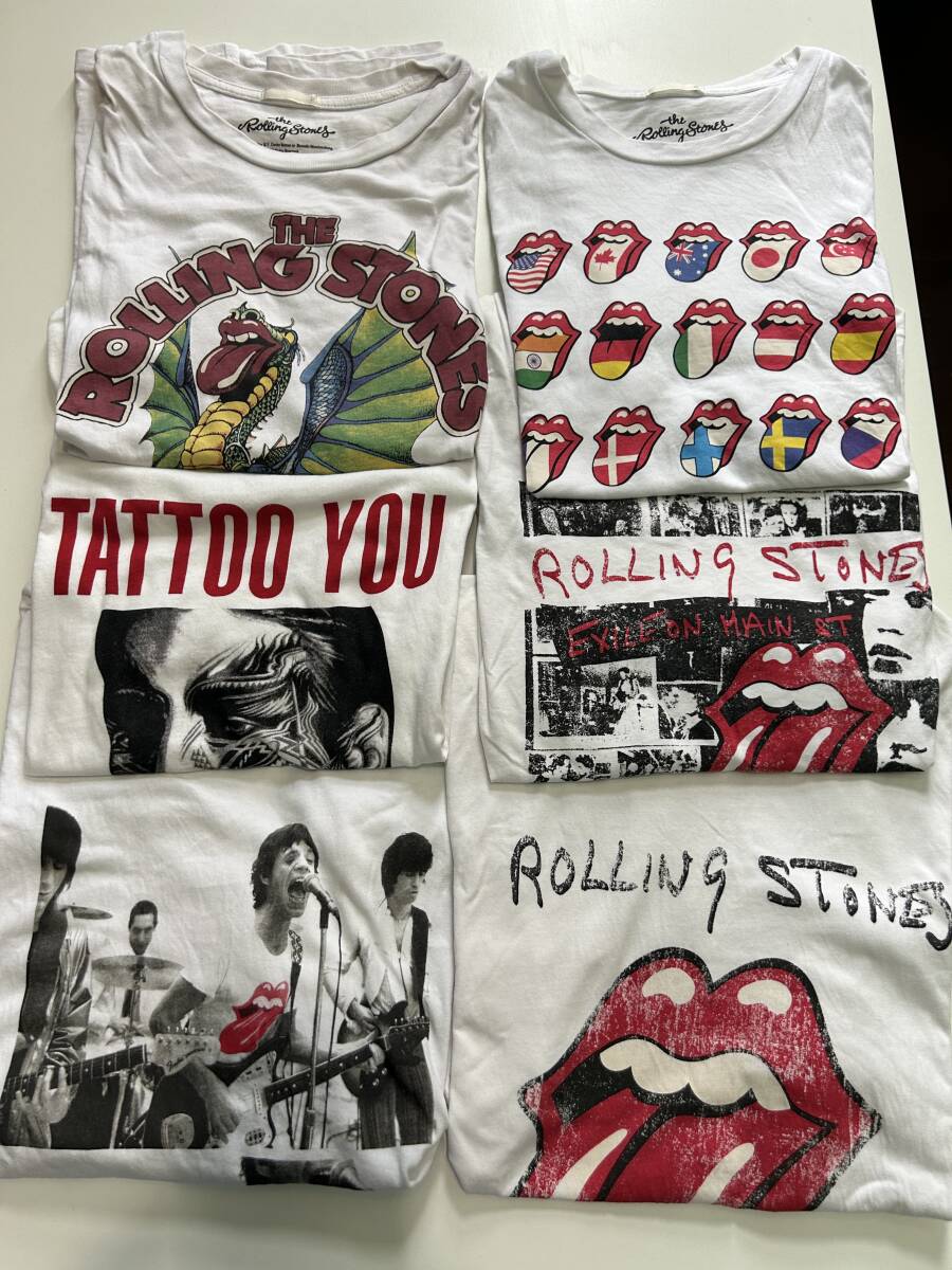 GU THE ROLLING STONES Tシャツ Mサイズ6枚セット2 ローリング・ストーンズ