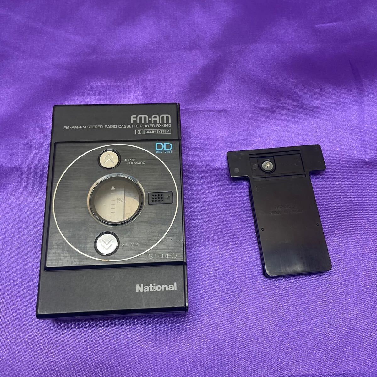 希少品! National RX-S40 FM AM ラジオカセットプレイヤー ナショナル ラジカセ R51266