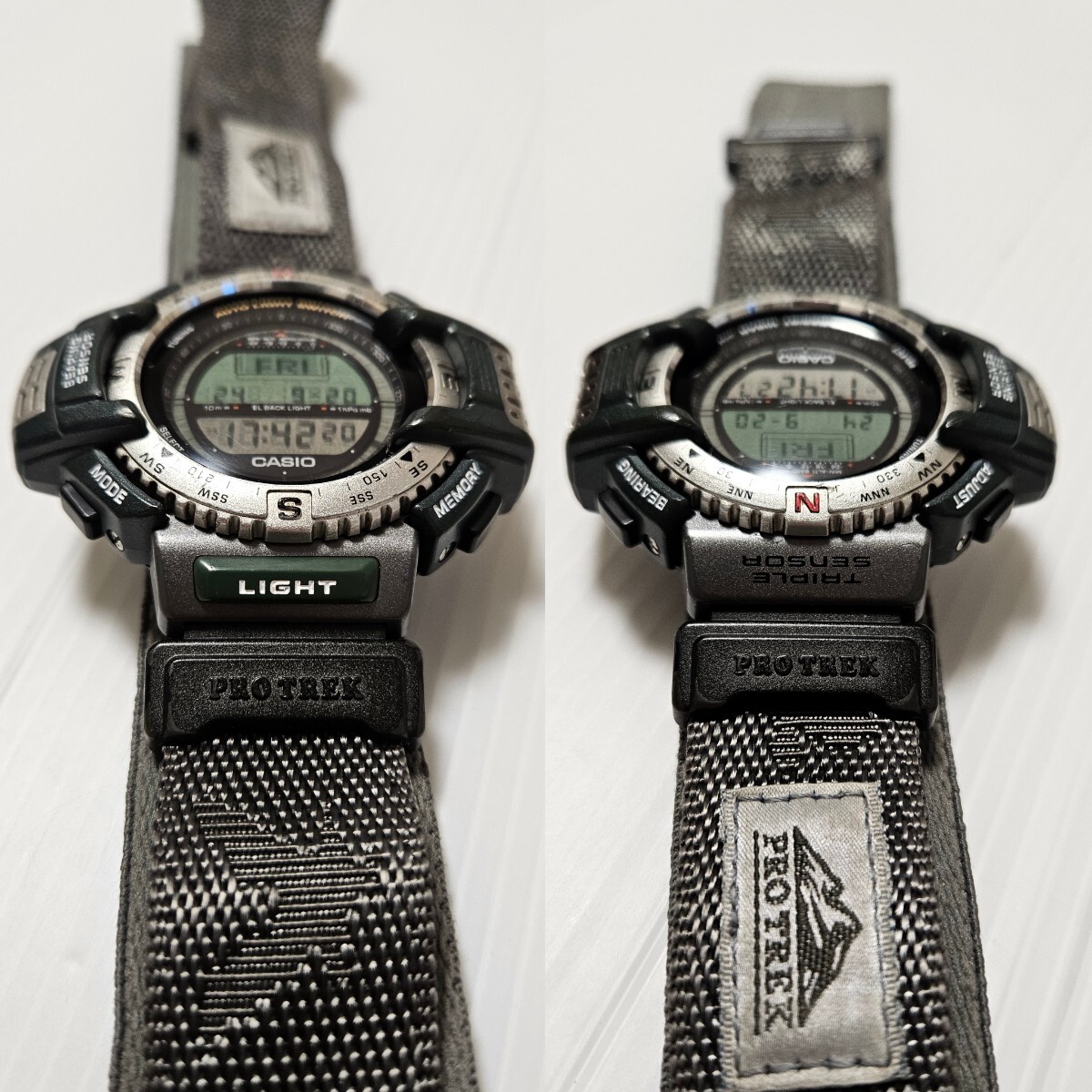 97年発売 CASIO PRO TREK バードライフ PRT-40BLJ トリプル 97年発売 CASIO PRO TREK バードライフ PRT-40BLJ トリプル