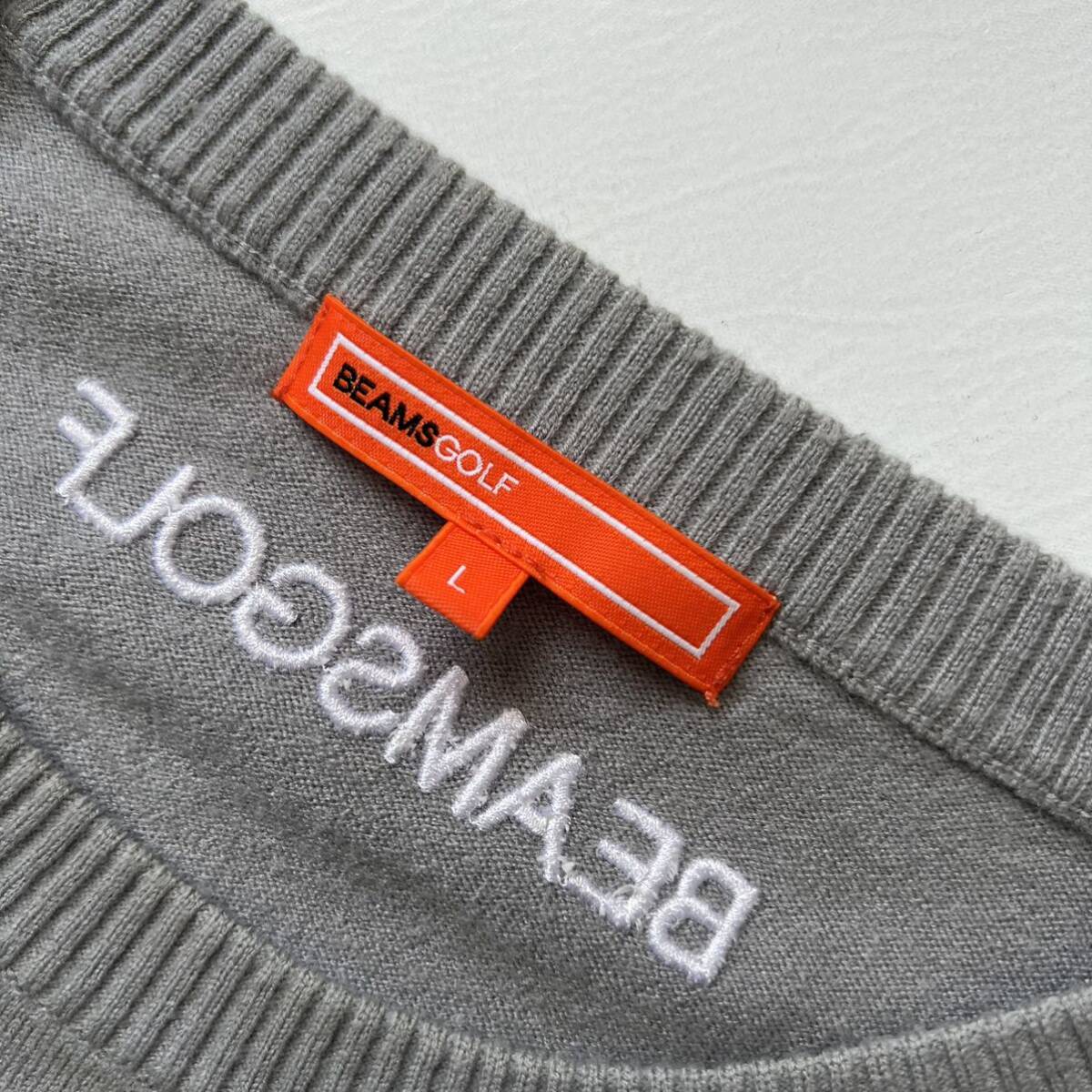 送料無料】BEAMS GOLF ビームスゴルフ バイカラー ニット 送料無料】BEAMS GOLF ビームスゴルフ バイカラー ニット