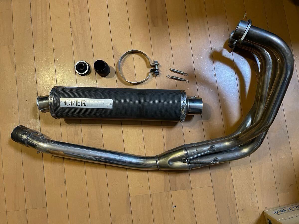  Yamaha FZ400 4YR over racing muffler full exhaust used 