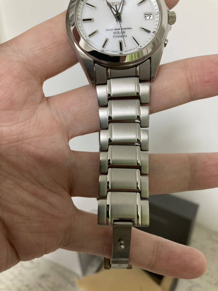 超美品 SEIKO セイコー メンズ チタン チタニウム GS 電波