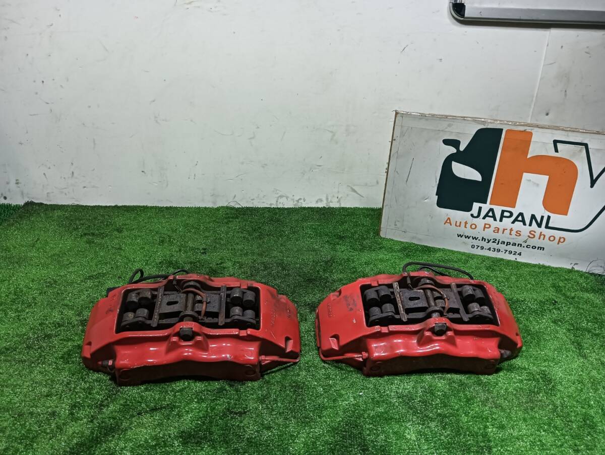 ポルシェ　フロントブレーキキャリパー　左右　Brembo (ブレンボ)　カイエン S　GH-9PA00　9PA00　2004　＃hyj　NSP210779