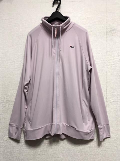 新品☆4Lトール?パープル系?FILA?ラッシュジャケット?指穴付?☆b437