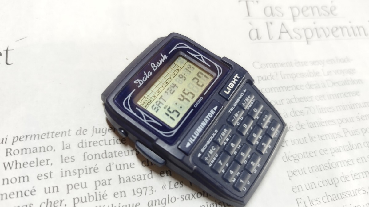 レア【CASIO データバンク藤原ヒロシ限定モデル】腕時計 レア【CASIO データバンク藤原ヒロシ限定モデル】腕時計