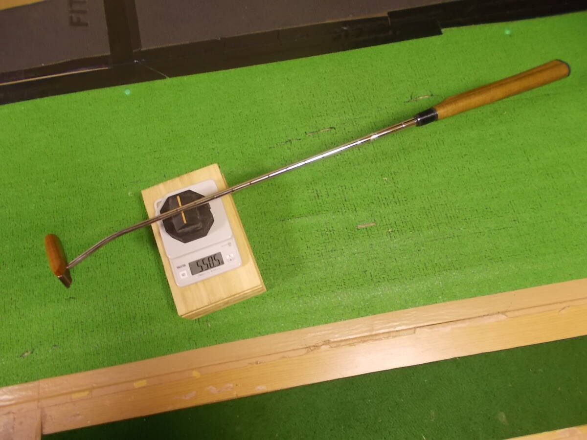GaryPlayer「勝手に芯でパット」木製アートフェースパター（木製グリップ）_画像10