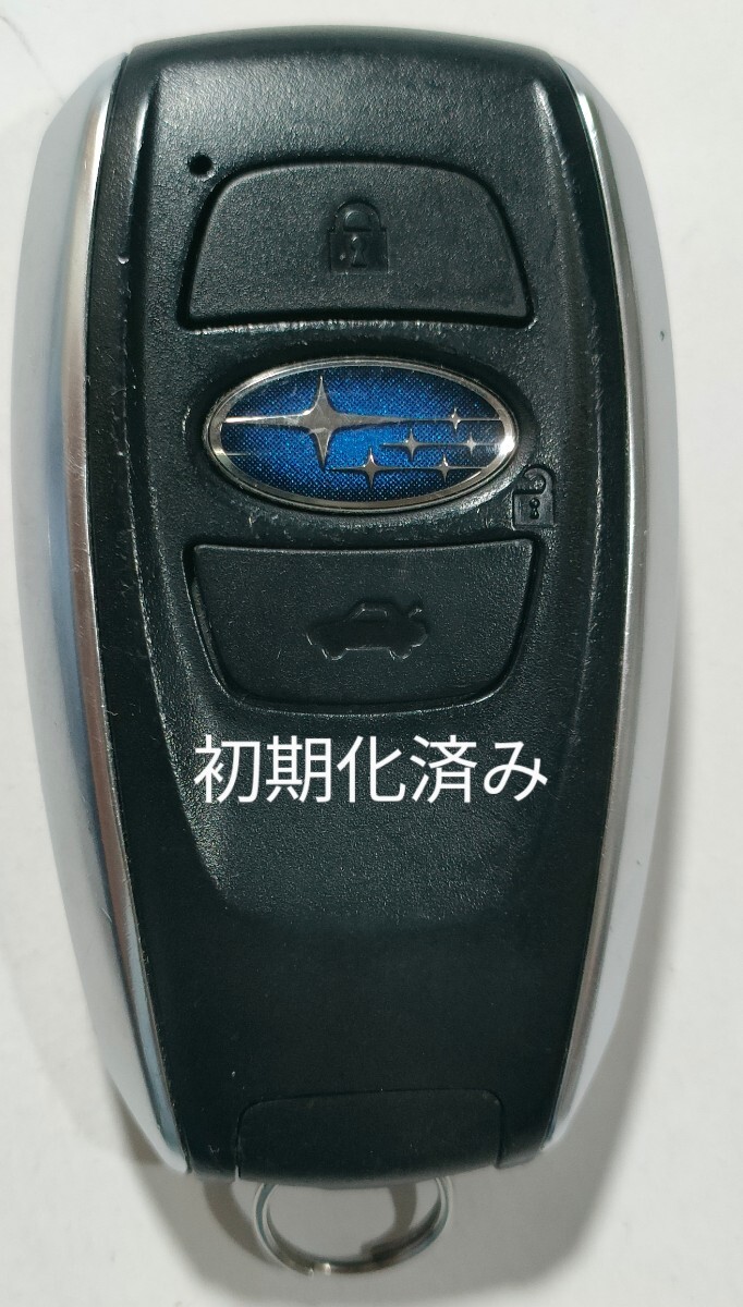 初期化済スバル純正スマートキー3ボタン基盤番号281451-5801　001-A01470 14AHA-01新品電池サービス⑮