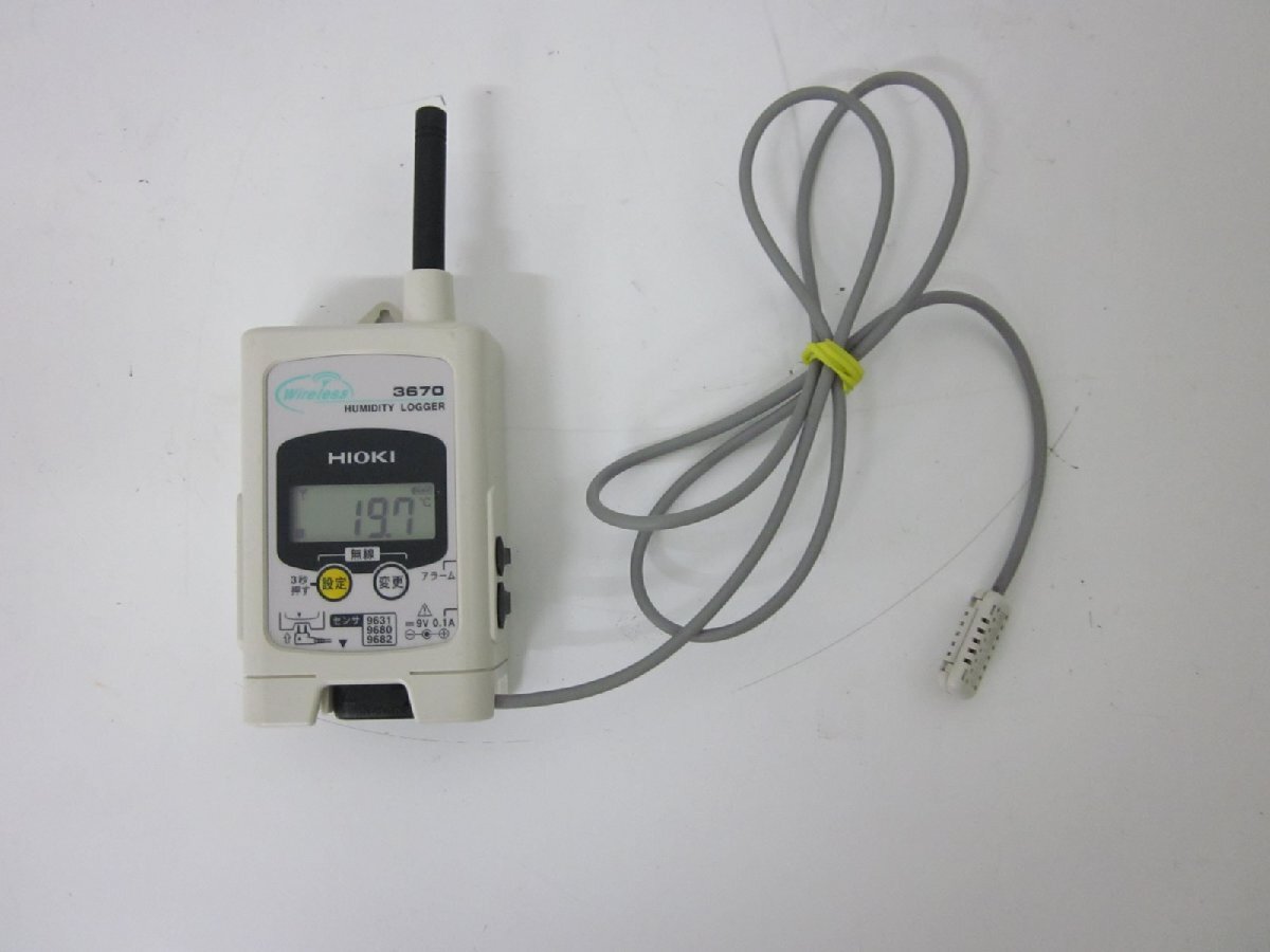 中古】温湿度ワイヤレスロガー 3670 日置電機 HIOKI 温湿度 中古】温湿度ワイヤレスロガー 3670 日置電機 HIOKI 温湿度
