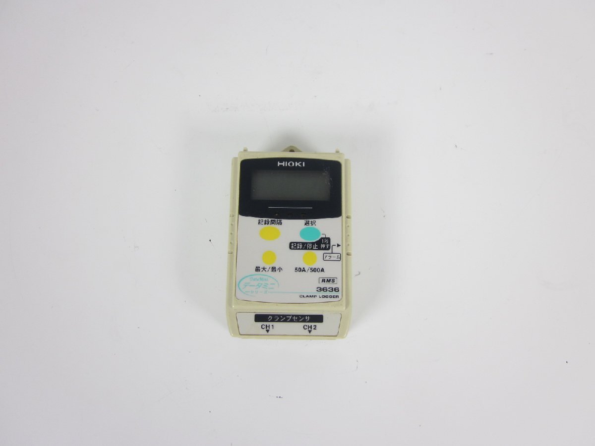 中古】クランプロガー 3636 日置電機 HIOKI 電流 交流 3z2743 中古】クランプロガー 3636 日置電機 HIOKI 電流 交流 3z2743