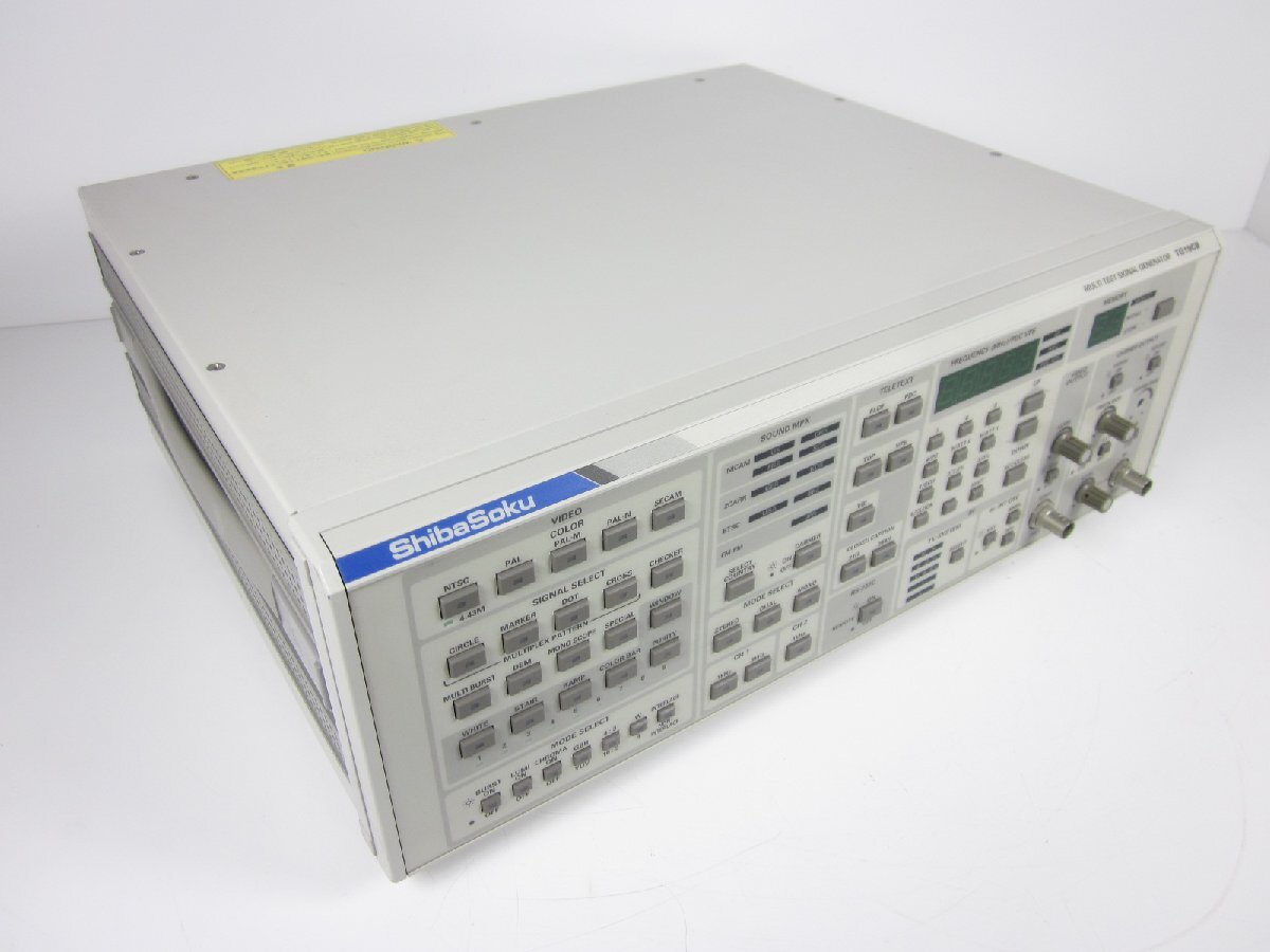 中古】テスト信号発生器 TG19CB シバソク ShibaSoku 中古】テスト信号発生器 TG19CB シバソク ShibaSoku