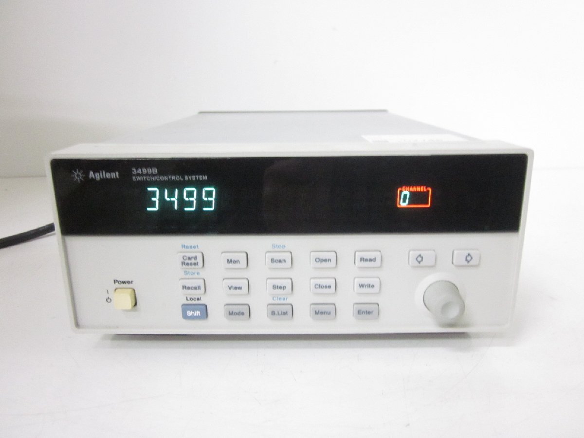 中古】スイッチ/コントロールシステム 3499B アジレント 中古】スイッチ/コントロールシステム 3499B アジレント