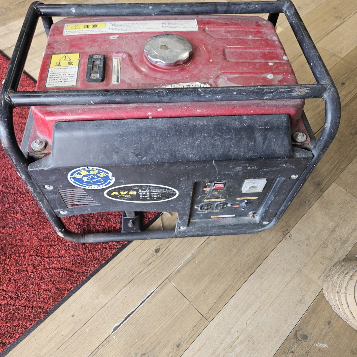 ワキタ　発電機　HPG2500-6　 エンジン発電機　中古　コレクション